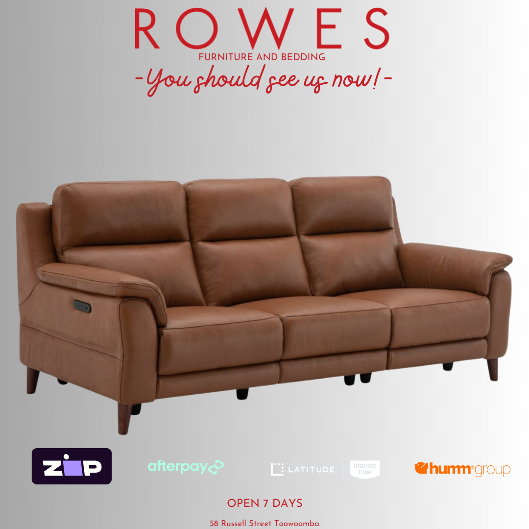LaZboy leather 3 seater sofa