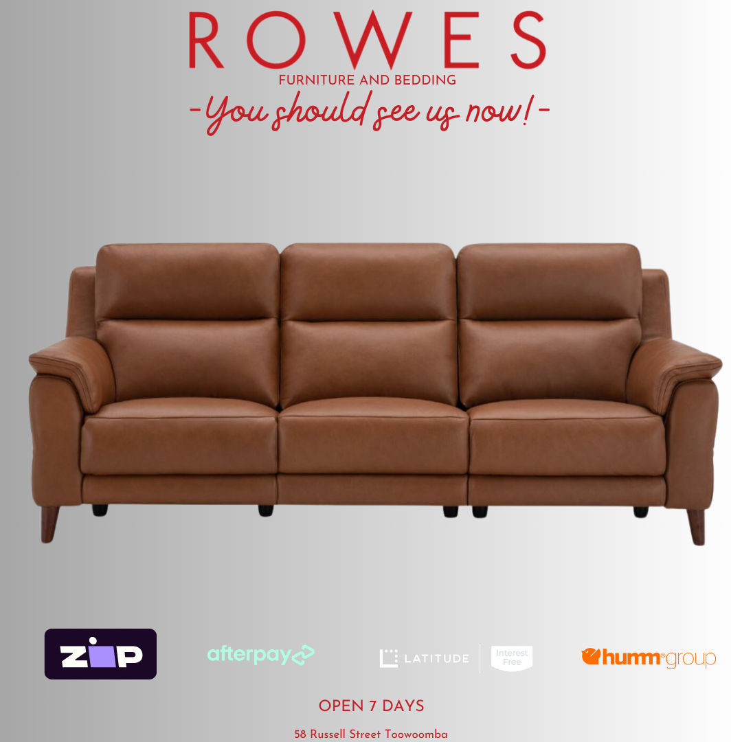 LaZboy leather 3 seater sofa