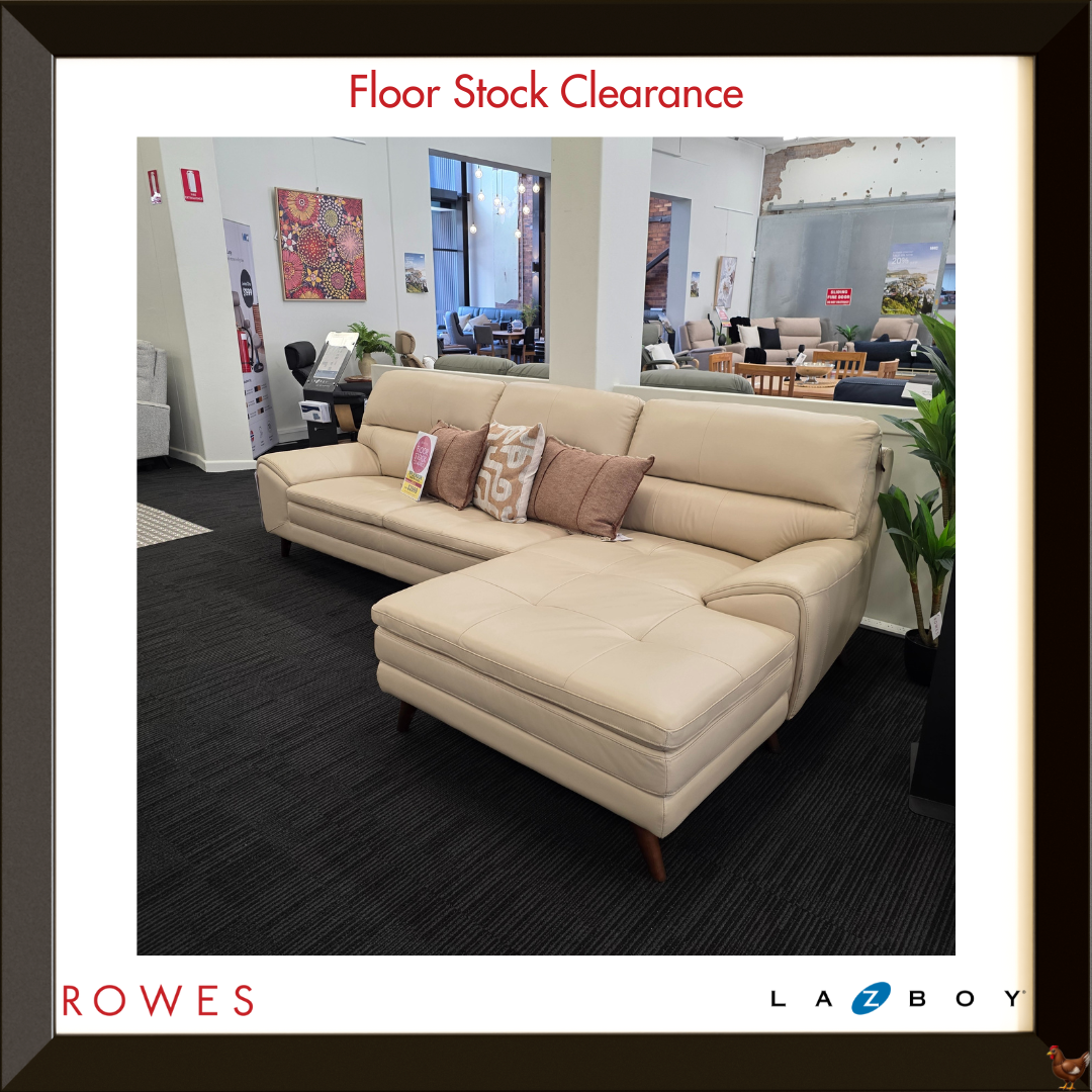 LaZboy Splendor 3 Seat+Chaise - Floor Stock Clearance