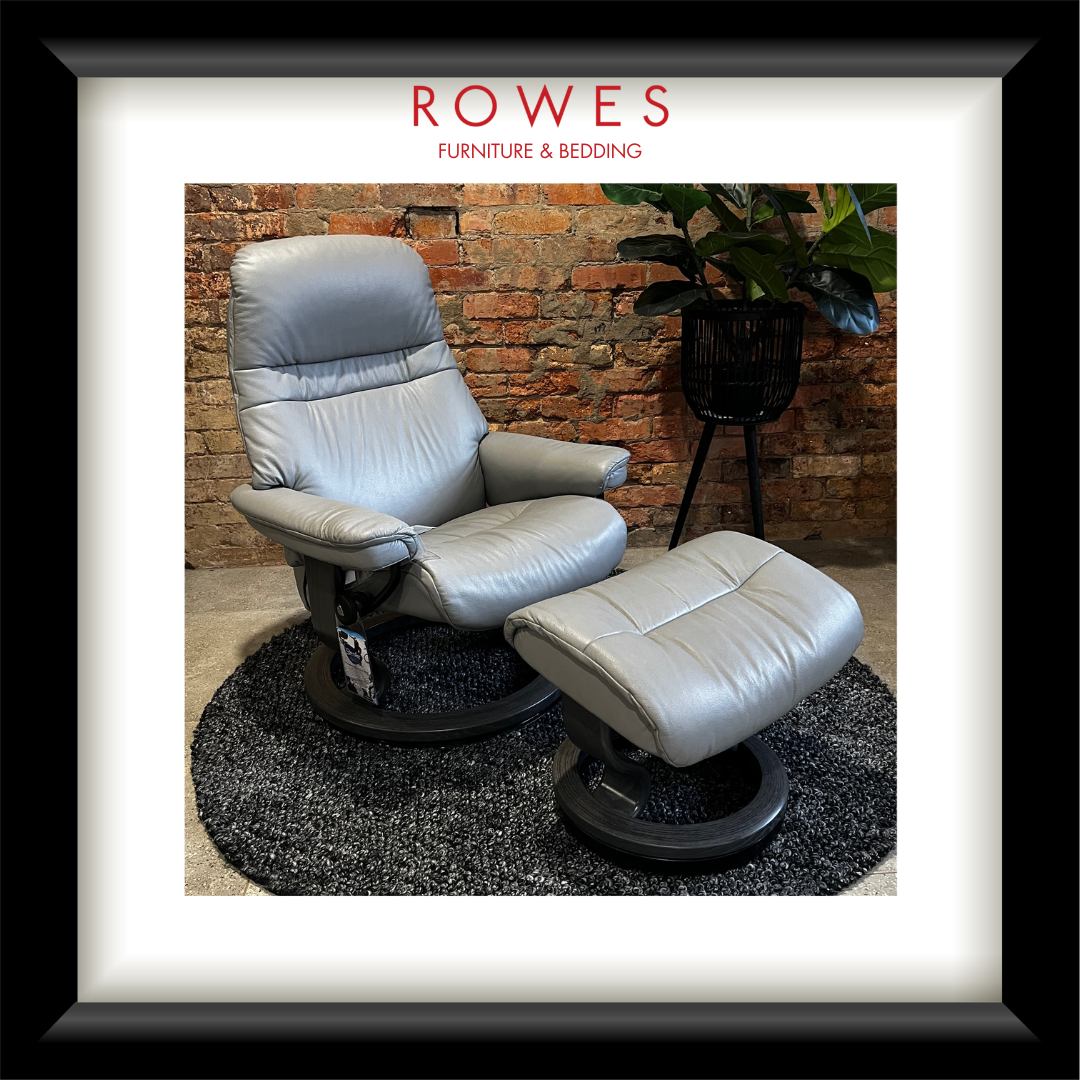 Sunrise Nordic Recliner with Ottoman