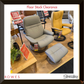 Stressless Sunrise LARGE Nordic Recliner + Ottoman - Floor Stock Clearance