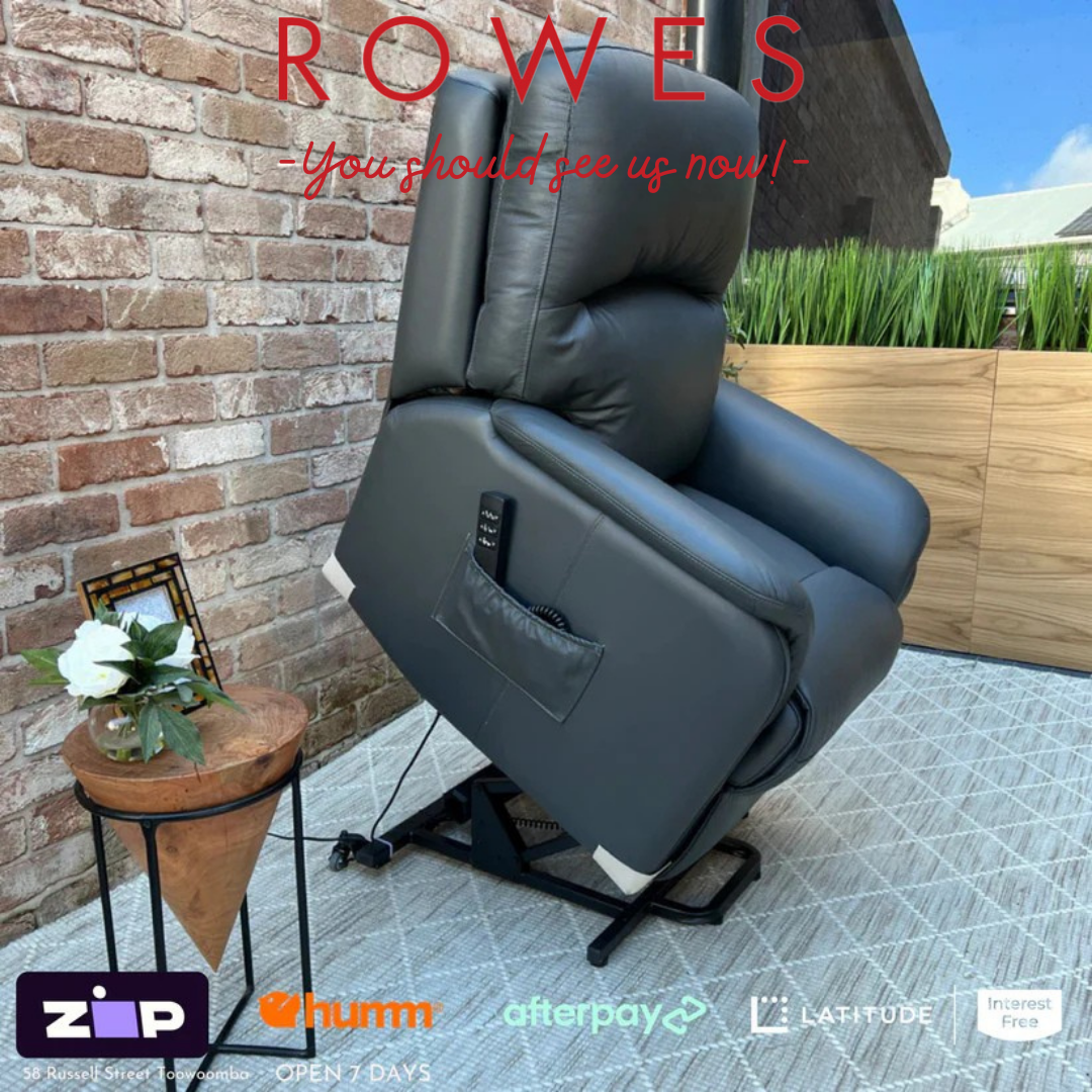 Australian Made Leather Lift Recliner