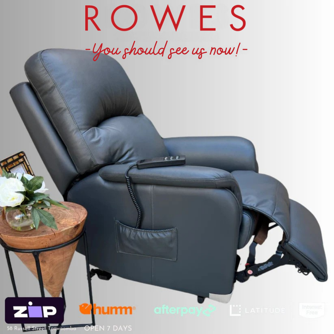 Australian Made Leather Lift Recliner