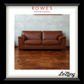 Brown LaZboy Sofa in a modern room