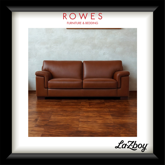 Brown LaZboy Sofa in a modern room
