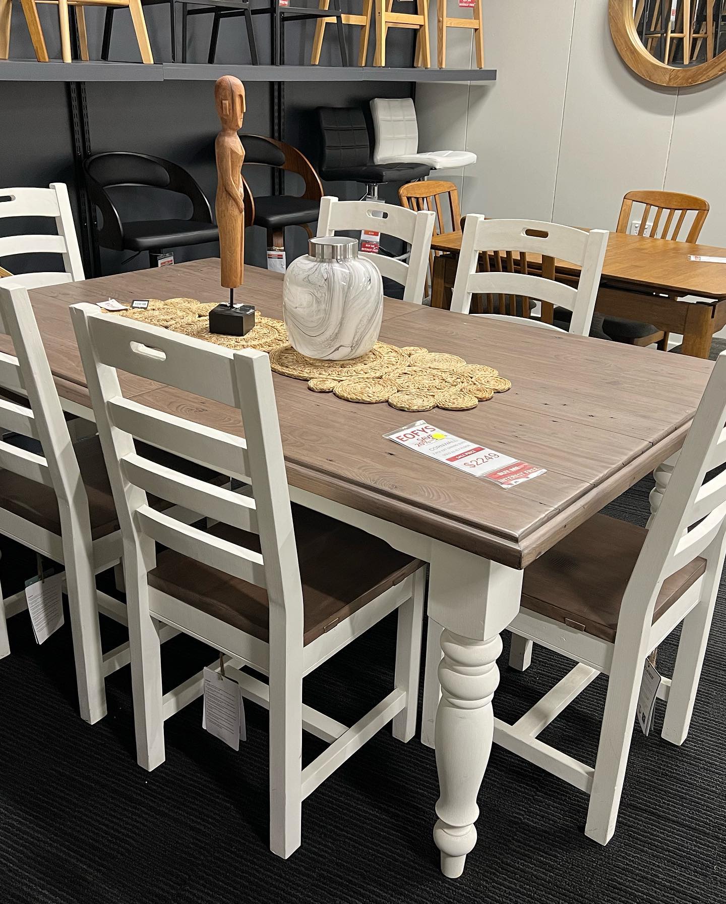 Cornwall 7 Piece Dining Suite - Floorstock Clearance